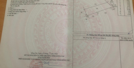 Lô đất trồng cây lâu năm 1 sẹt đường Phạm Thái Bường xã Phước Khánh. Đường 4m