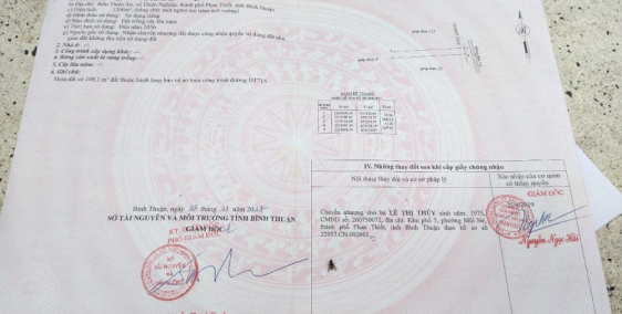 Chính chủ bán đất 2235 m2 mặt tiền 715 Thiện Nghiệp,Phan Thiết,