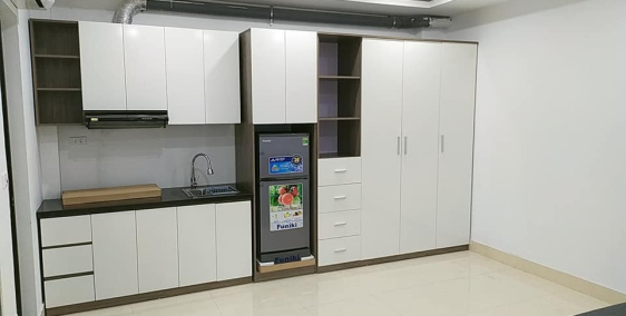 Chung cư mini mặt đường Nguyễn Văn Huyên 30m full nội thất Vip