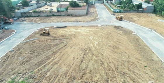 Đất mặt tiền đường lớn 54m, liên kề VSIP2, full thổ cư, sổ sẵn.