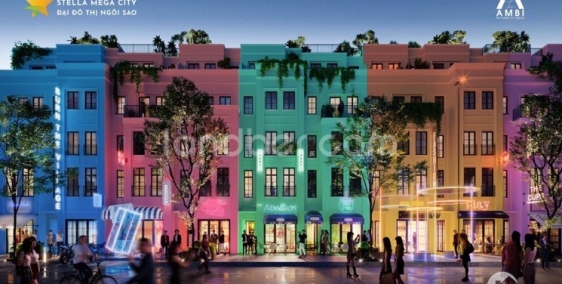 Bán Shophouse The Ambi 1 trệt 3 lầu, khu Stella, thanh toán chỉ 64 triệu/tháng