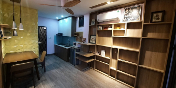 Cho thuê căn hộ 45m2 quận Đống Đa - tiện nghi, sạch sẽ, tiện đi lại