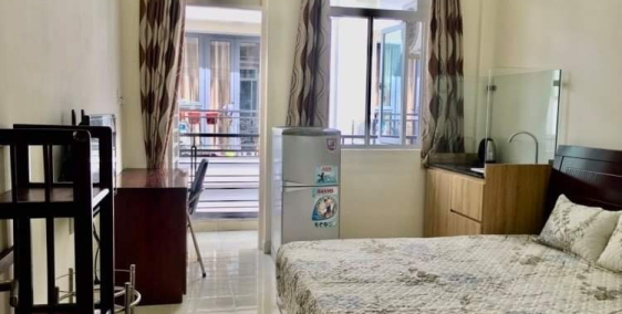 Căn hộ ban công đầy đủ nội thất, tiện nghi đường Cách Mạng Tháng Tám quận 10 5.5