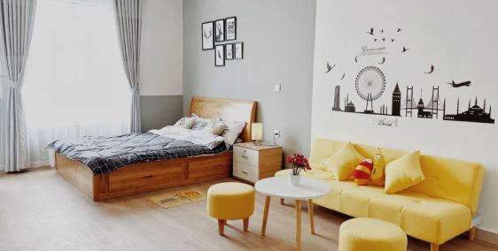 SUNRISE CITY VIEW Full nội thất, giá 9tr/tháng. Diện tích 39m2