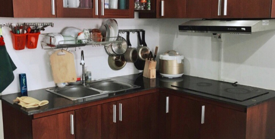 Cần cho thuê gấp căn hộ Giai Việt Hoàng Anh , 854 Tạ Quang Bửu Q8, Dt 82m2, 2 ph