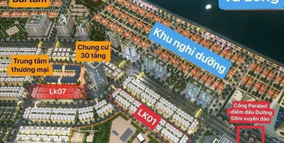 Lô sát góc view TTTM cuối cùng dự án KĐT Phương Đông Vân Đồn chỉ 2,8 tỷ