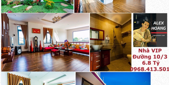 Nhà 3 tầng cao cấp mặt tiền Vành Đai 10/3 thuận lợi kinh doanh 6.8 tỷ