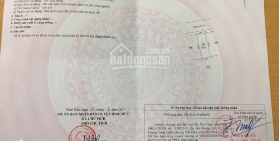 Cần tiền kinh doanh gấp tôi muốn bán lô đất dịch vụ 4,5 ha Vân Canh Hoài Đức