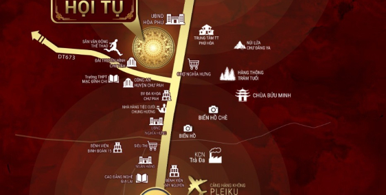 ĐẤT NỀN SỔ ĐỎ MT PHAN ĐÌNH PHÙNG, GIA LAI, DT: 180M2 (GIÁ 499TR),ĐƯỜNG 30M.