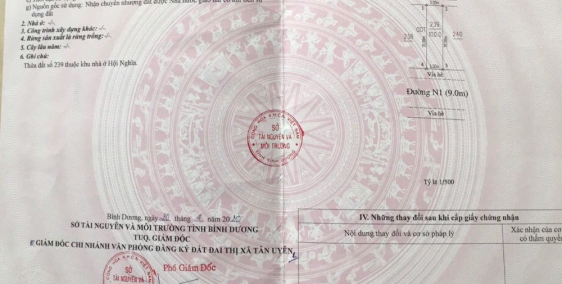 CHÍNH CHỦ CẦN BÁN LÔ ĐẤT LIỀN KỀ CHỢ HỘI NGHĨA TÂN UYÊN BÌNH DƯƠNG