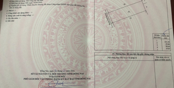 Cần bán 3 sào đất trung tâm Tân Hiệp, gần sân bay Long Thành, SHR chỉ 10 tỷ.