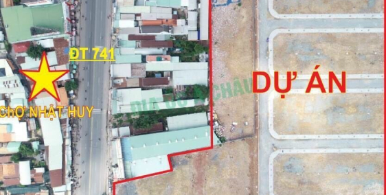 Đất nền mặt tiền chợ đêm nhật huy, kinh doanh liền 80m2 giá rẻ