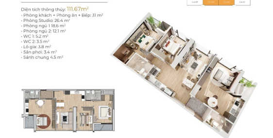 Căn hộ DualKey The Matrix One lợi nhuận cho thuê cực khủng