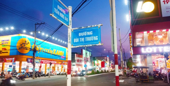 Nhà mặt phố kinh doanh 1 trệt 1 lầu đường bùi thị trường p5 tp cà mau giá tốt