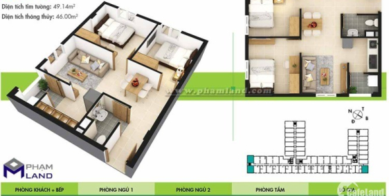 Cho thuê căn hộ chung cư Long Xuyên - An Giang