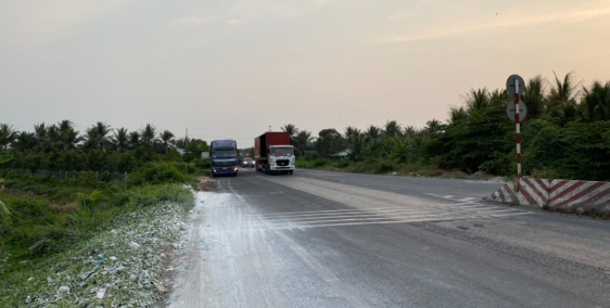 Bán đất vườn ở Tiền Giang mặt tiền đường Tránh.