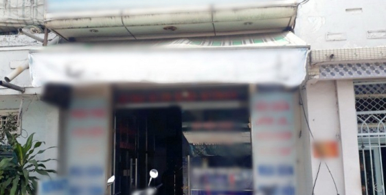 Cho thuê nhà (nở hậu/1lầu/ST) mặt tiền đường Ba Đình P9 Q8