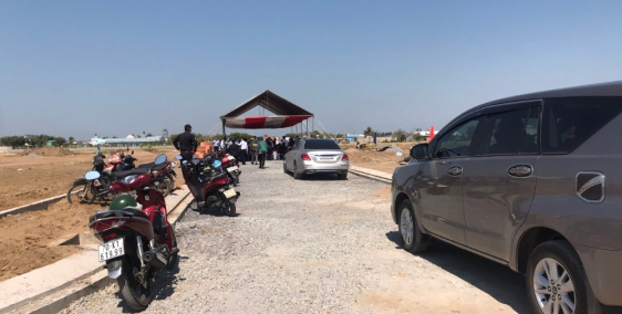 KDC Phước Hậu Ngay QL 50 cách Thị Trấn Cần Đước 1.5km có SHR giá chỉ 650tr /nền