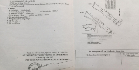 Bán đất tặng nhà ở Tôn Đản, Q4, 91m2. Giá 5.5 tỷ