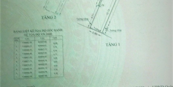 Bán nhà Mặt tiền 511A Đoàn Văn Bơ,  Phường 14, Quận4, 3,16x18,3