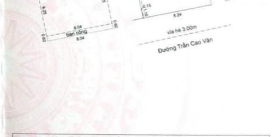 Bán nhà mặt tiền đường Trần Cao Vân,Thanh Khê,Đà Nẵng