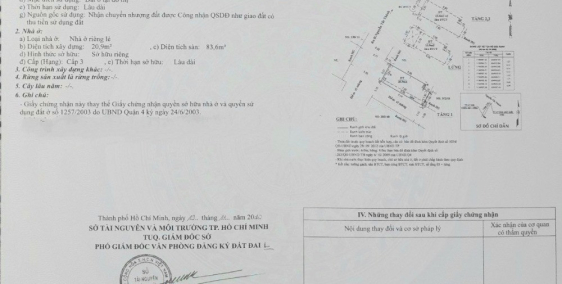 Cần bán nhà  235/17A Nguyễn Tất Thành, Phường 13, Quận4, 3 lầu, hẻm 6m