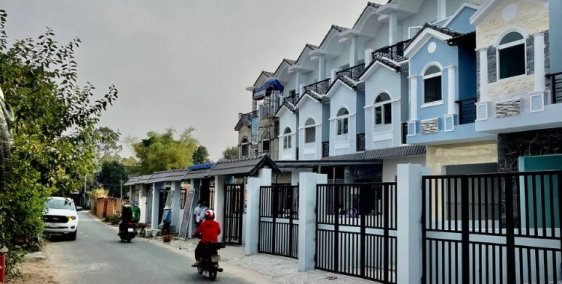 Nhà 1 trệt 2 lầu xây mới chỉ 1ty4 Nhận nhà vào ở ngay Sổ Hồng Riêng(4x28)