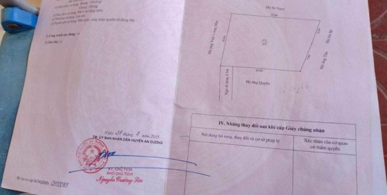 Bán đất thuần tỵ,an hồng,an dương,hải phòng