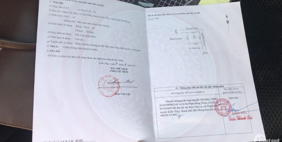 Bán lô đất thổ cư 2 mặt tiền thôn Văn Hòa, xã Hữu Bằng, 150m-1,59 tỷ