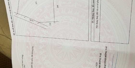 Chính chủ bán gấp 1316 m2 đất xã Phú Đông, Nhơn Trạch, thổ cư 450m2.