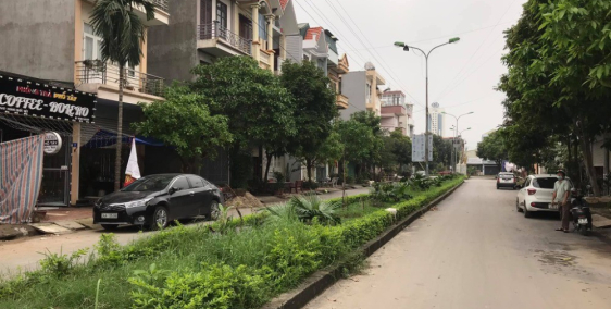 Bán đất mặt đường đôi khu Vạn Phúc, TP HD 56.35m2, mt 4m, hướng Nam, 1.55 tỷ