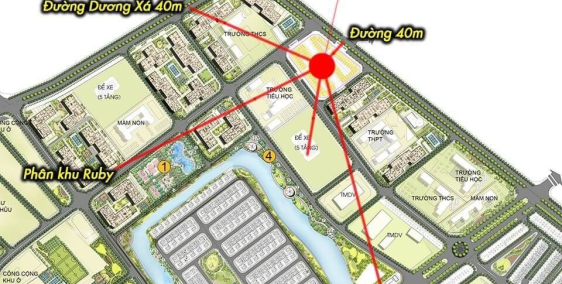 SHOPHOUSE KÝ MỚI CĐT TẠI VINHOMES OCEAN PARK, GIAO 3 ĐƯỜNG, KỀ ĐƯỜNG 40M