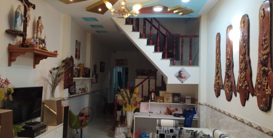 4x25m Nhà 2 mặt tiền  Hẻm 4m 107/ đường số 14 , P. BÌnh Hưng Hòa A, Q. Bình Tân.