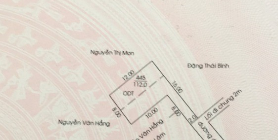 Bán nhà gần bệnh viện 512 giường Hiệp Thành, Thủ Dầu Một, Bình Dương. DT 112m2