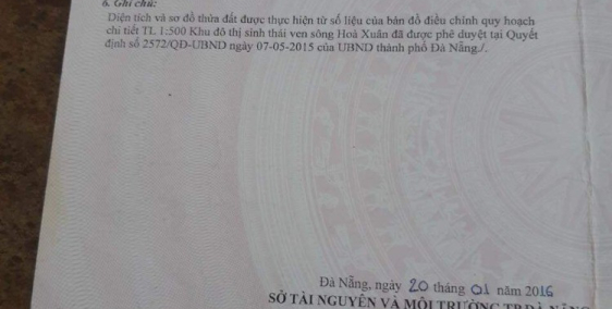 Bán lô đất đường nguyễn hiến lê. Phường hòa xuân. Q. Cẩm lệ . Tp đà nẵng