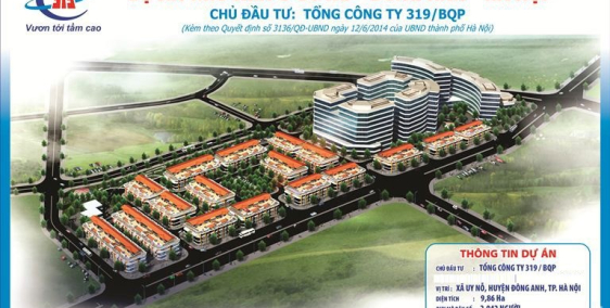 DỰ ÁN KHU NHÀ Ở LIỀN KỀ 319 - UY NỖ, ĐÔNG ANH