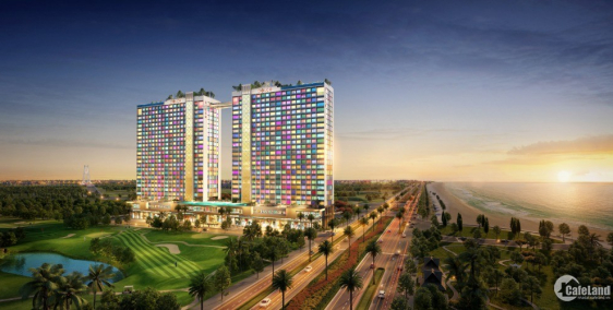 Bán căn hộ Giá 800 triệu. view 2 sân golf triệu độ. Tọa lạc ngay tại bờ biển Bảo
