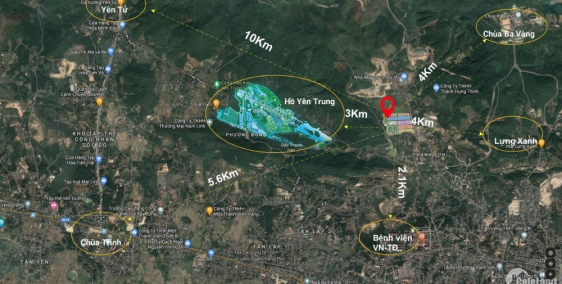 Dự án Thanh Sơn Uông Bí 10tr/m2 Lô thường 10.5/m2 Lô góc