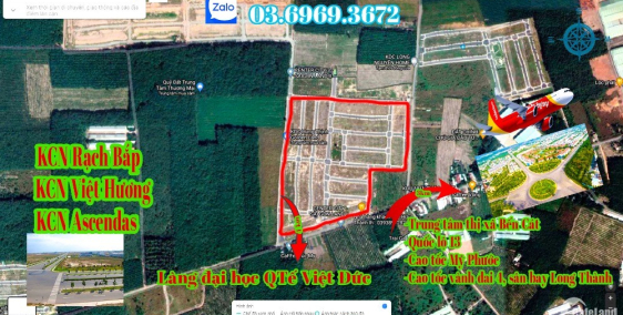 Đất nền Khu Nam Long, thị xã Bến Cát, Bình Dương