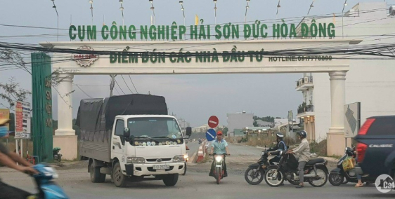 Đất nền Long An giáp Bình chánh cạnh KCN Hải Sơn Ngay MT TL 10 giá chỉ 15tr/m2