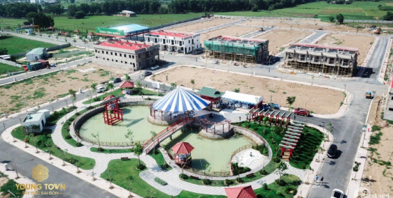 7x13m Lô Góc Đất Thổ Cư Young Town, Mặt Tiền ĐT823, Vành Đai 4, Giá 1,5 tỉ.