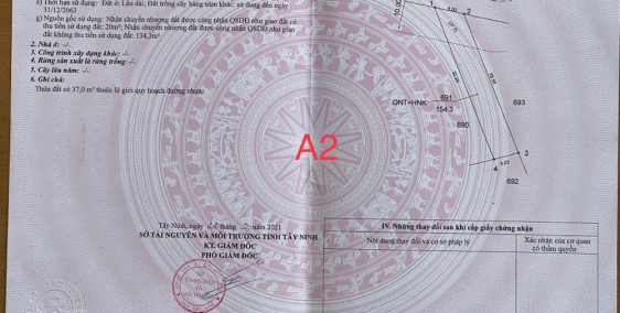 đất nền thổ cư 5x32 kcn phước đông, gò dầu