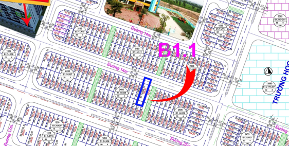 Chính chủ bán lô liền kề B1.1 – LK08 ô 11 Thanh Hà Cienco 5, diện tích 100m2