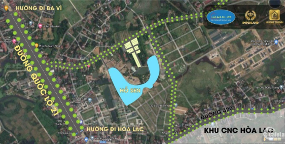 Đất nền khu công nghệ cao Hòa Lạc