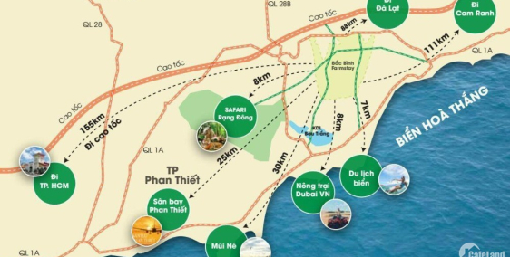 Cần bán 2 lô đất đẹp ven biển Hòa Thắng, Bắc Bình, Bình Thuận, sổ đỏ sẵn, bao sa