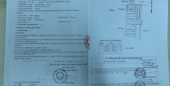 [Full thổ cư] 87.2m² đất Hóc Môn giá chỉ 2.85 tỷ