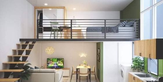 Duplex Quận Bình Thạnh 34m² , Bàn Giao Cuối Năm