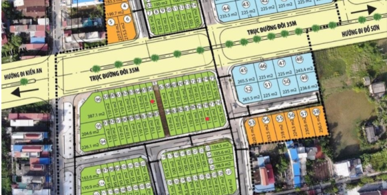 CHUYỂN NHƯỢNG 2 LÔ LIỀN KỀ MẶT ĐƯỜNG QUY HOẠCH 35M DỰ ÁN ĐA PHÚC CENTRAL PARK, D