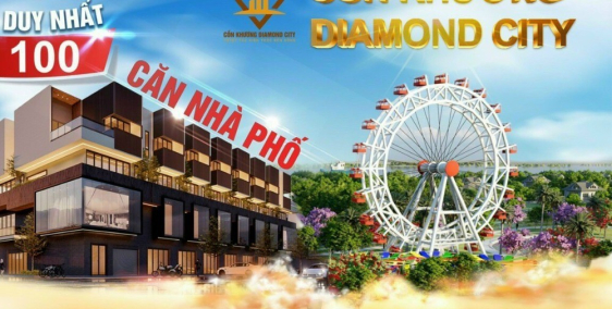 Bán nhà 1 trệt 2 lầu khu Cồn Khương Diamond City Cần Thơ