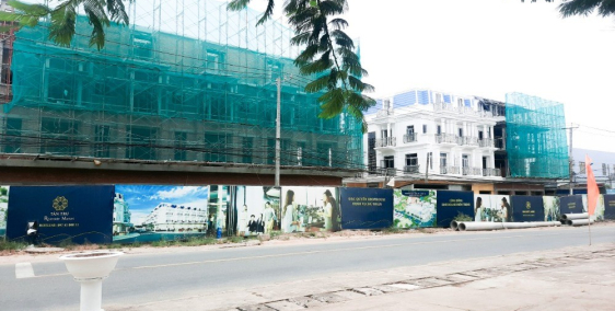 Bán nhà mặt tiền chợ Tân Trụ, Đường Nguyễn Trung Trực, Tân Trụ, 5x25, SHR